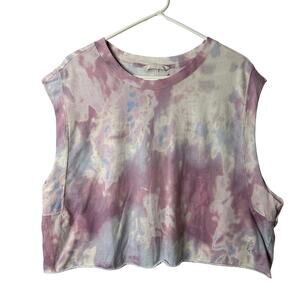 FP Movement by Free People Inspire Printed Cropped Tank Top Size Small